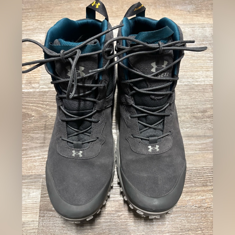 UNDER ARMOUR MENS Micro G® Valsetz Trek 6" Mid Leather Waterproof, size 12
